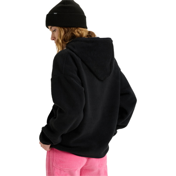 2025 Roxy Womens Cool Calling Polar Fleece Hoodie ERJPF03221 - Anthracite